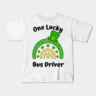 One Lucky Bus Driver Kids T-Shirt